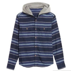 NWT oldnavy Hooded Flannel Shirt for Men size small